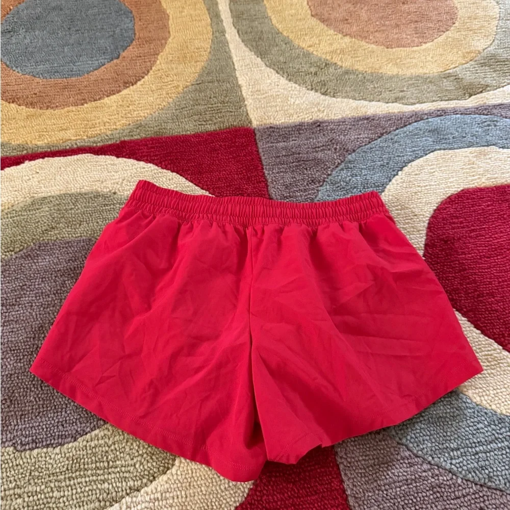 DSG Dicks Sporting Goods Red Athletic Running Shorts Girls Kids Size Large 14